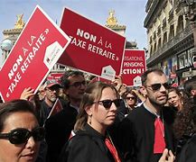 Image result for France pension strike