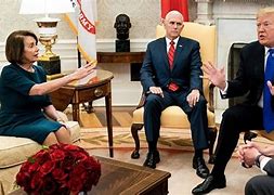 Image result for Pelosi Schumer Trump Oval Office