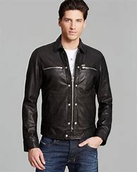 Image result for Diesel Leather Jacket Men