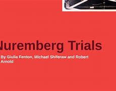 Image result for Nuremberg Trials Papers