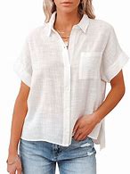 Image result for Plus Size Linen Cotton Tops for Women