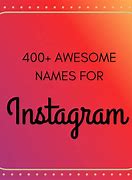 Image result for Cool Names for Instagram