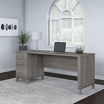Image result for Grey Desk with Drawers