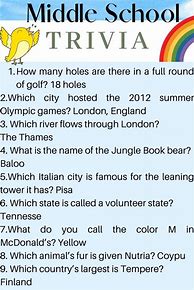 Image result for Funny Trivia Categories