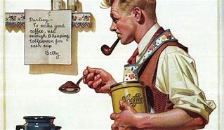 Image result for Vintage Coffee Drinker