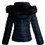 Image result for Long Black Hooded Coat Women