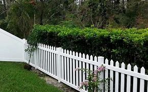 Image result for Vinyl Garden Fencing