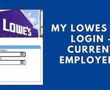 Image result for My Lowe's Login
