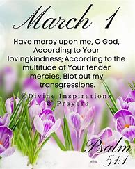 Image result for March Bible Verse