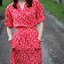 Image result for Vintage Red Dress