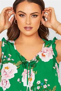 Image result for Green Plus Size Blouse