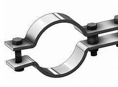 Image result for Double Bolt Pipe Clamp