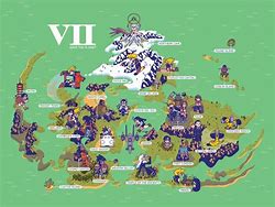 Image result for FF7 World Map