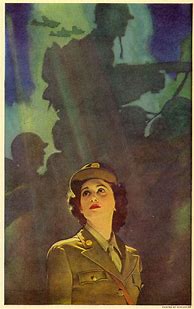 Image result for WW2 Woman Drawing