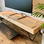 Image result for desk with monitor stand