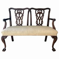 Image result for Chippendale Settee