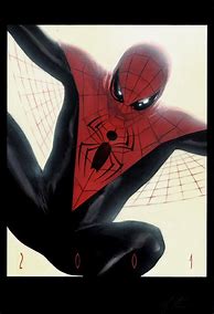 Image result for Alex Ross Spider-Man Black Suit