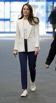 Image result for Kate Middleton Wore Superga White Sneakers