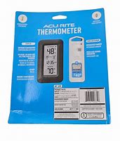 Image result for Acurite Digital In/Outdoor Thermometer In Black | 00835SBL