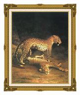 Image result for Jacques La Agasse Two Leopards