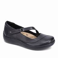 Image result for Haband Women's Cobb Hill Petra Mary Jane, Black, Size 5 Wide, W