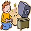 Image result for Play Computer Games Cartoon