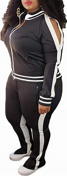 Image result for Plus Size Sweat Suits for Women
