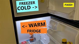 Image result for Freezer Works but Fridge Is Warm