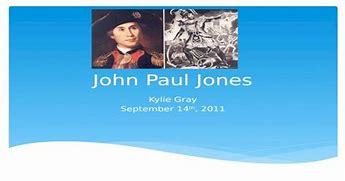 Image result for John Paul Jones Black and White