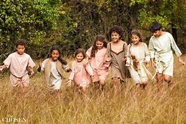 Image result for free pics of the chosen season one jesus and the children