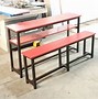 Image result for Wooden School Bench