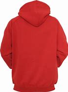 Image result for Red Hoodie Blank Back