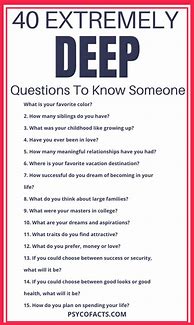 Image result for 50 Questions to Get to Know Someone