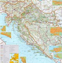 Image result for Croatia Serbia Road Map