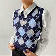 Image result for Cropped Sweater Vest Women