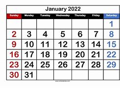 Image result for January 2022 Calendar Square Sticker