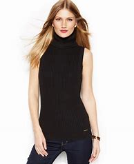 Image result for Black Sleeveless Sweater