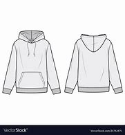 Image result for Hoodie Technical Sketch
