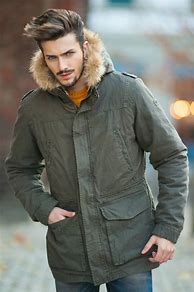 Image result for Men's Parka Coats Jackets