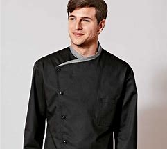 Image result for Black Chef Jacket