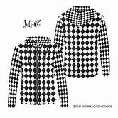 Image result for Half Black and White Hoodie