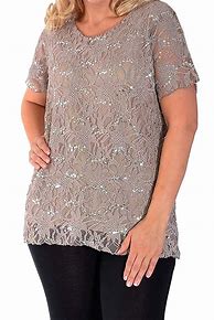 Image result for Lace Plus Size Dressy Tops for Women