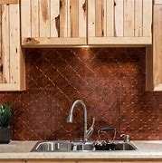 Image result for Copper Backsplash Home Depot