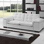 Image result for White Leather Sofa