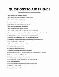 Image result for Things to Ask Your Friends