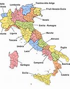 Image result for Italy Regional Map