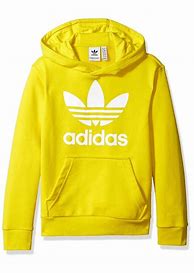 Image result for Adidas Hoodie Yellow for Girls