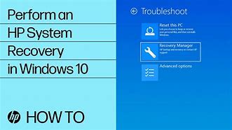 Image result for HP Recovery Media Windows 10