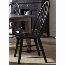 Image result for Windsor Dining Chair, Black, Set Of 2