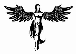 Image result for Tribal Angel Tattoos